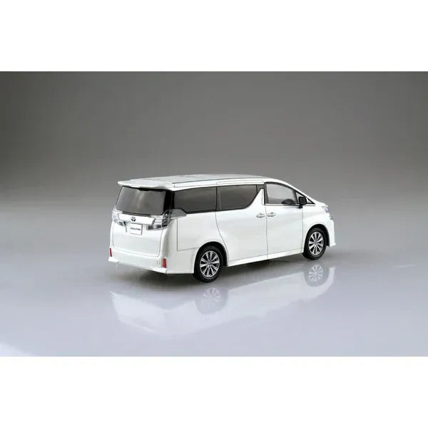Aoshima 1/32 SNAP Toyota Vellfire (White Pearl Crystal Shine) Model Kit