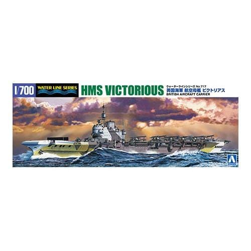 Aoshima 1/700 British Aircraft Carrier Victorious Plastic Model Kit