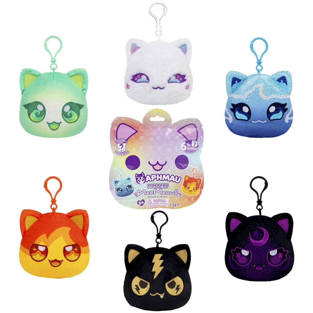 Aphmau Mystery MeeMeow Catface Plush Clip-Ons- Series 4 - Assorted (1)