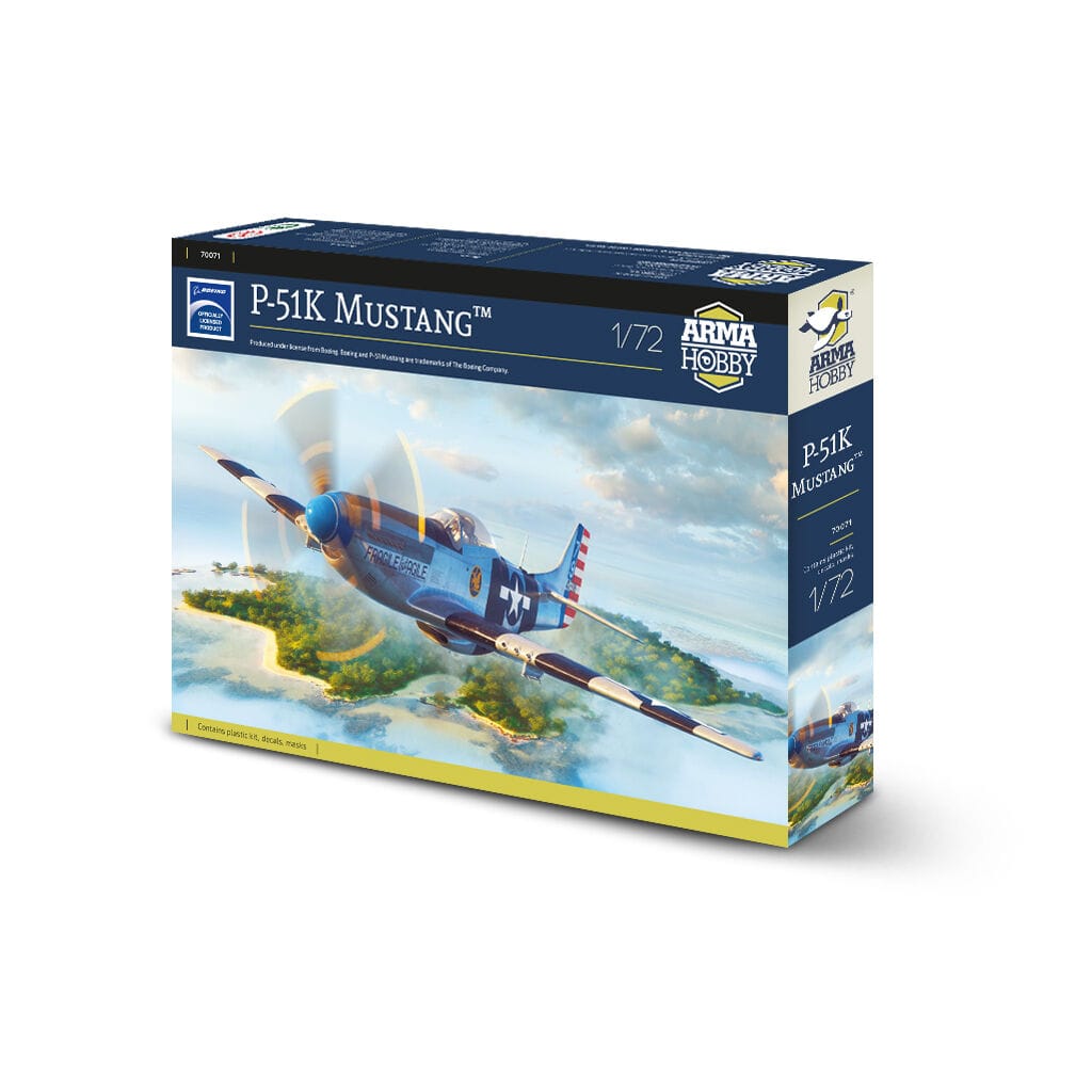 Arma Hobby 70071 1/72 P-51K Mustang plastic model kit box art