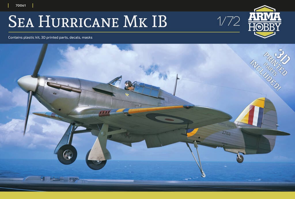 Arma Hobby 1/72 Sea Hurricane Mk Ib Plastic Model Kit - Hobbytech Toys