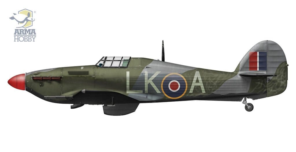 Arma Hobby 40006 1/48 Hawker Hurricane Mk.IIc Jubilee Plastic Model Kit - Hobbytech Toys