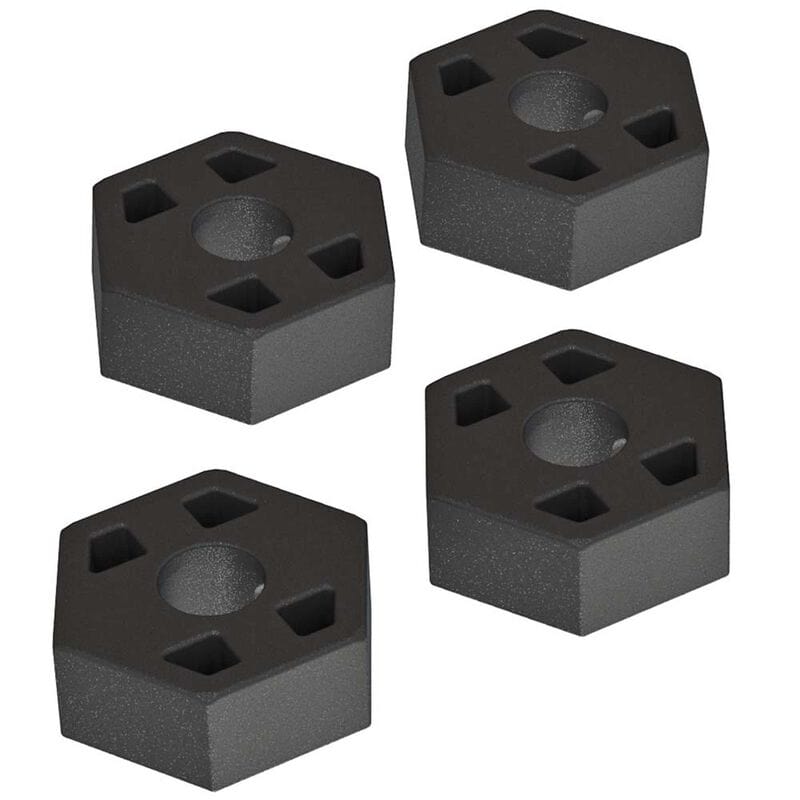 Arrma Composite Wheel Hex 14mm, 4x4, 4 Pieces, AR310779** - Hobbytech Toys