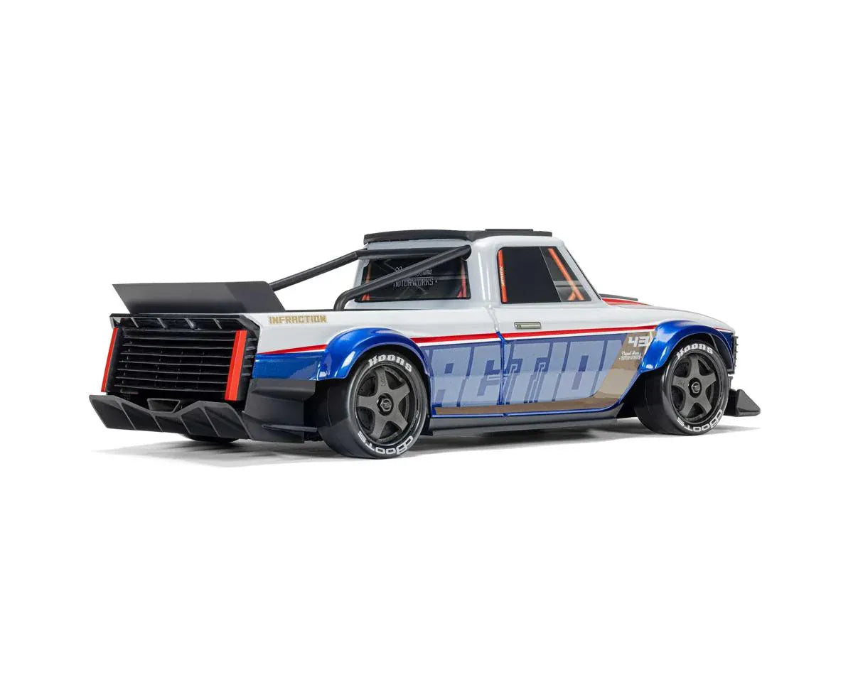 Arrma Infraction Grom 3S BLX 4X4 1/12 All-Road Truck RTR Basic - Blue