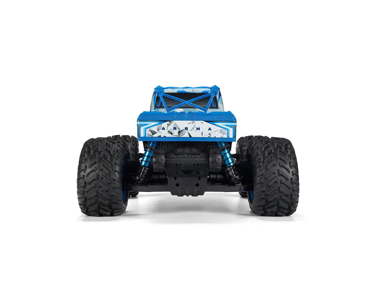 Arrma Quake 4S BLX 1/8 4X4 Monster Truck, RTR, White/Blue