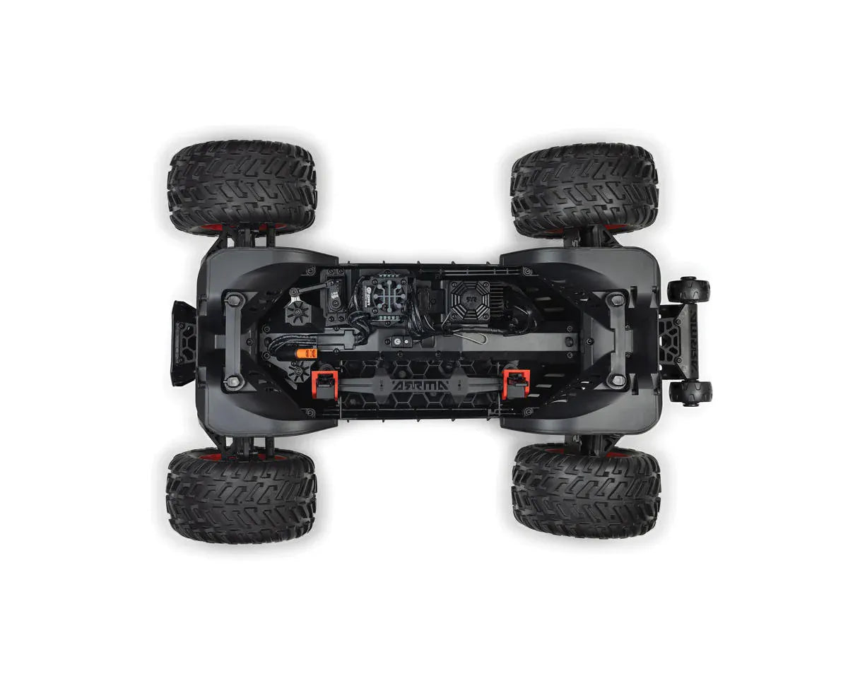 Arrma Quake 4S BLX 1/8 4X4 Monster Truck, RTR, White/Blue