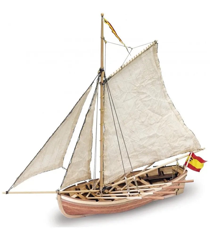 Artesania 18010 1/25 San Juan Nepomuceno Captains Boat Wooden Model Ship Kit