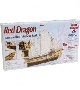 Artesania 18020 1/60 Chinese Junk Red Dragon Wood Model Ship Kit Artesania WOODEN MODELS