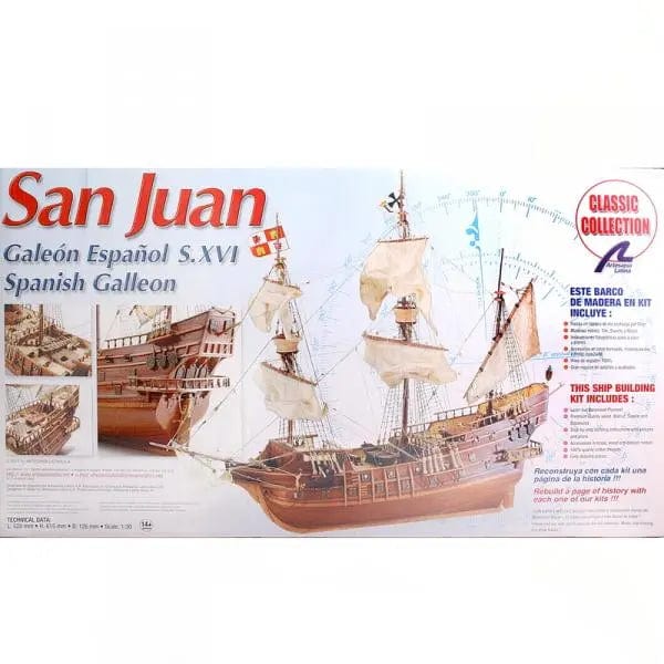 Artesania 18022 1/50 San Juan Spanish Galleon Wood Model Ship Kit Artesania WOODEN MODELS