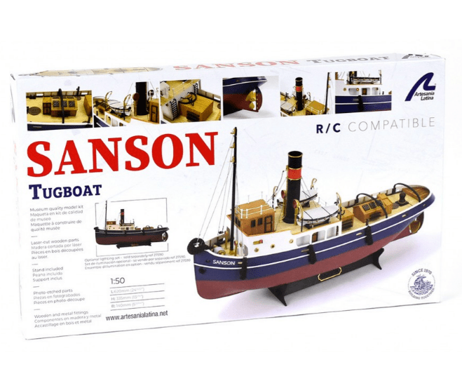 Artesania 20415 1/50 Sanson Tugboat Wood Model Ship Kit