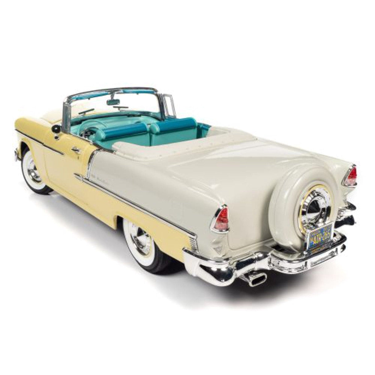 Autoworld 1/18 1955 Chevy Belair Convertible Diecast Model - Hobbytech Toys