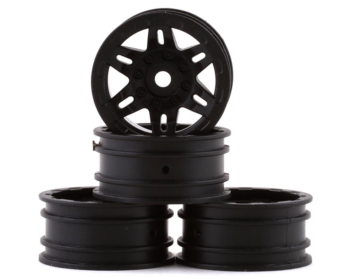 Axial 1.0 Rockster Wheels Black, 4pcs, SCX24 - genuine Axial product AXI40002