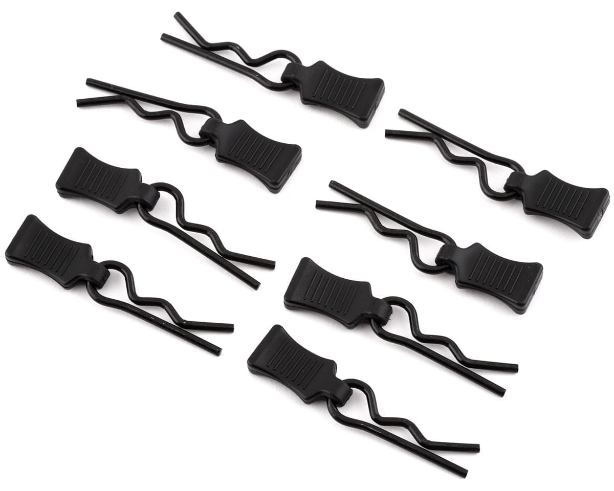 Axial 6mm Body Clip with Tabs, 8pcs - genuine Axial product AXI250010