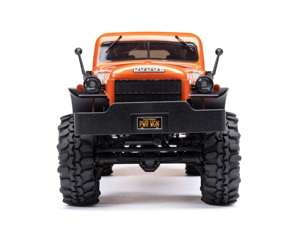 Axial AXI00007T1 SCX24 40's 4 Door Dodge Power Wagon Rock Crawler RTR Orange - Hobbytech Toys