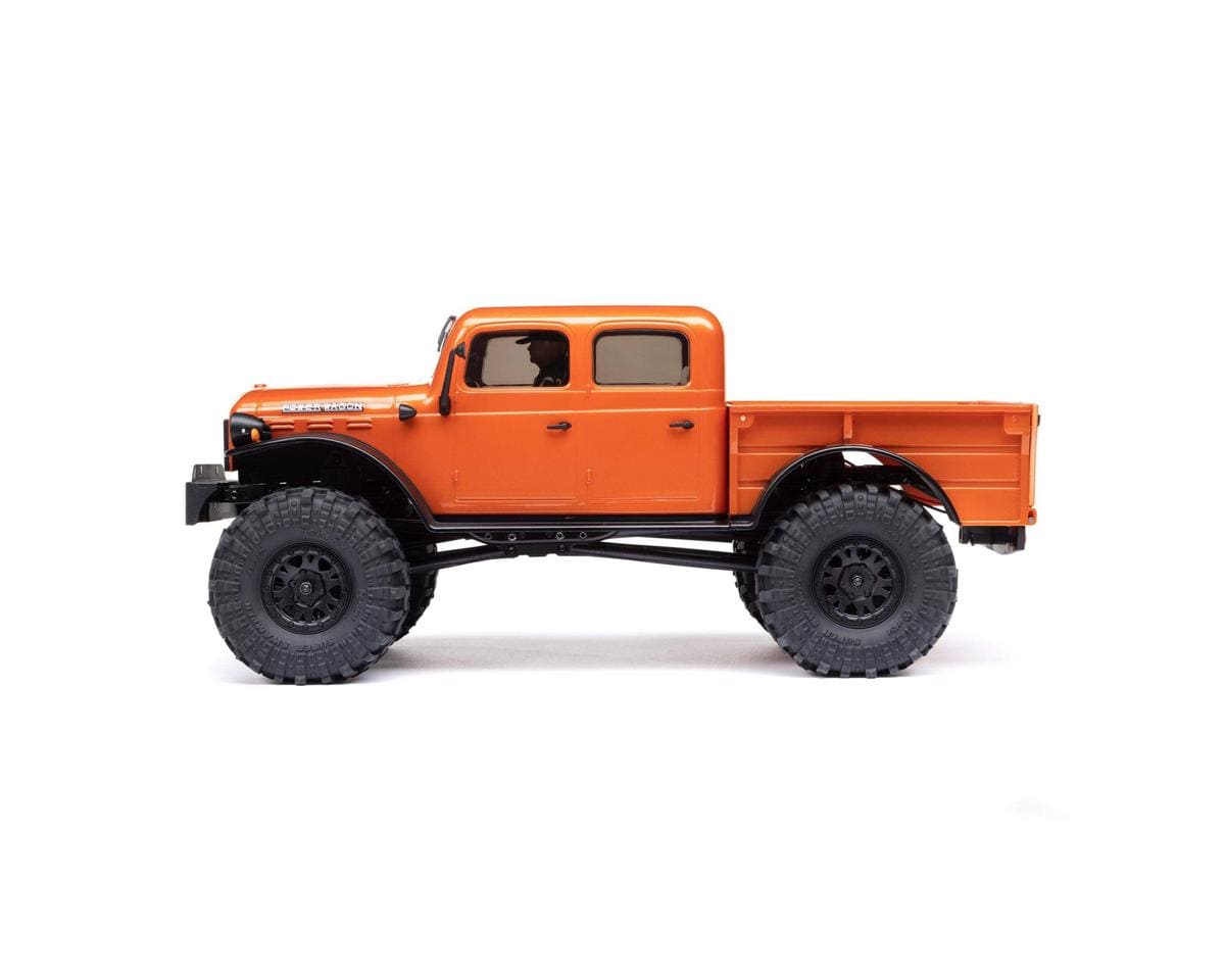 Axial AXI00007T1 SCX24 40's 4 Door Dodge Power Wagon Rock Crawler RTR Orange - Hobbytech Toys