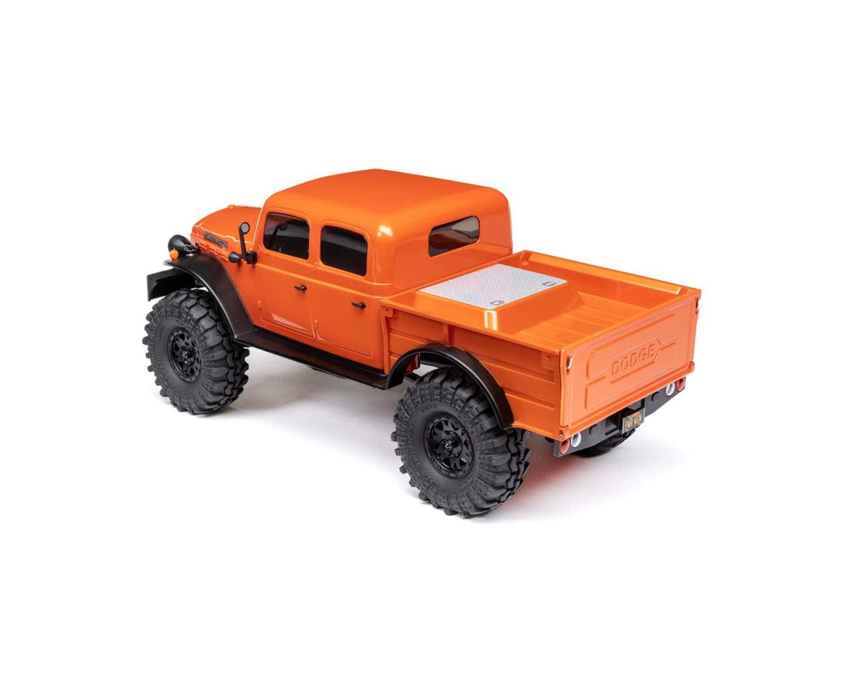 Axial AXI00007T1 SCX24 40's 4 Door Dodge Power Wagon Rock Crawler RTR Orange - Hobbytech Toys
