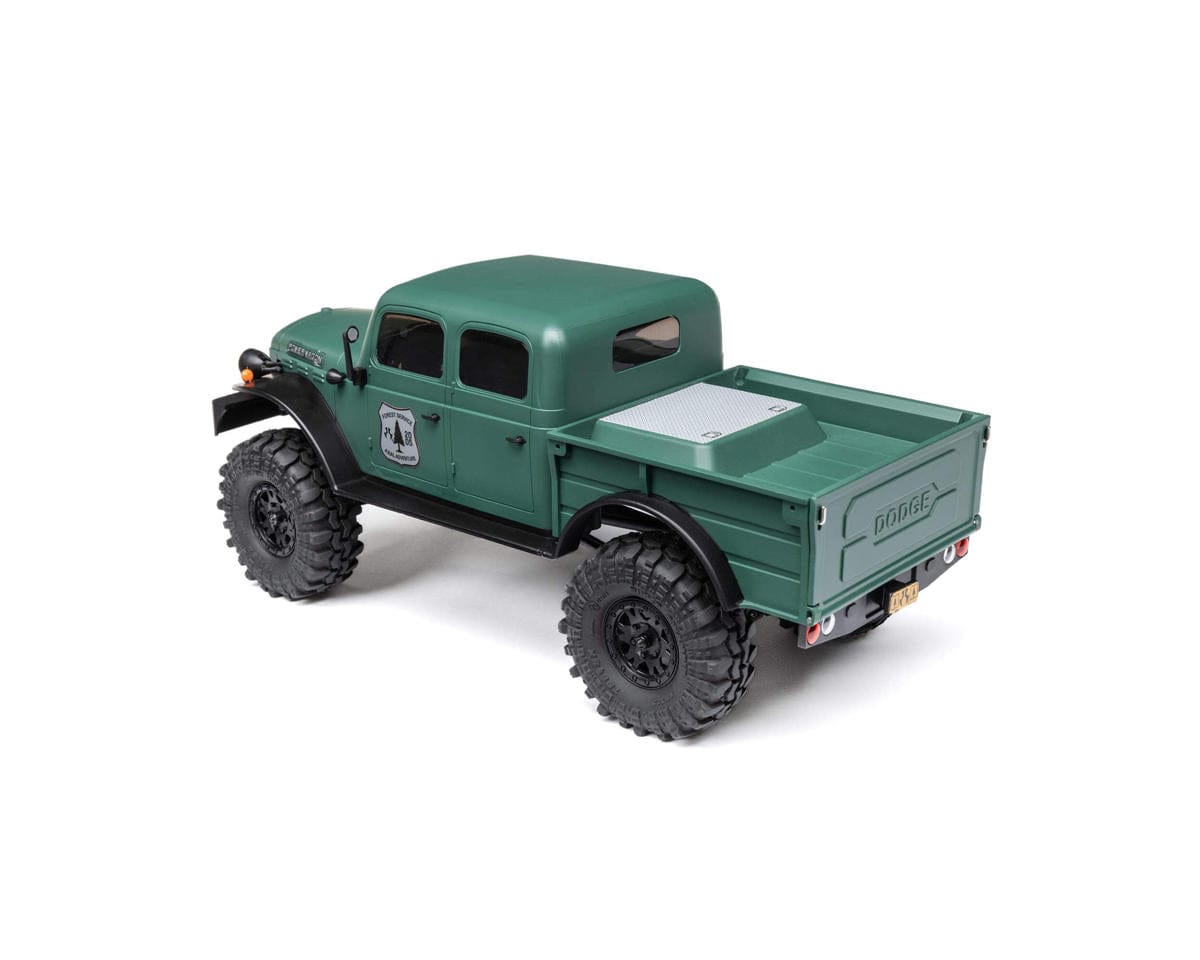 Axial AXI00007T2 SCX24 40's 4 Door Dodge Power Wagon Rock Crawler RTR Green - Hobbytech Toys