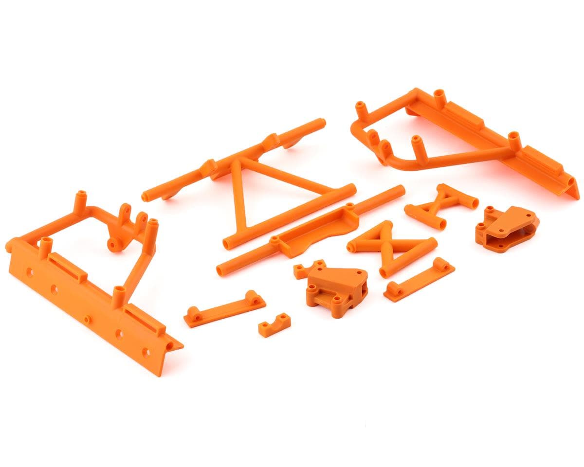 Axial RBX10 Orange Cage Supports Battery Tray AXI231029