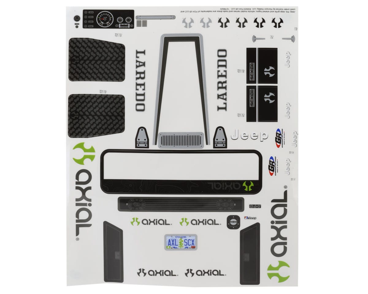 Axial Clear Body Set, SCX10 III CJ-7 V2