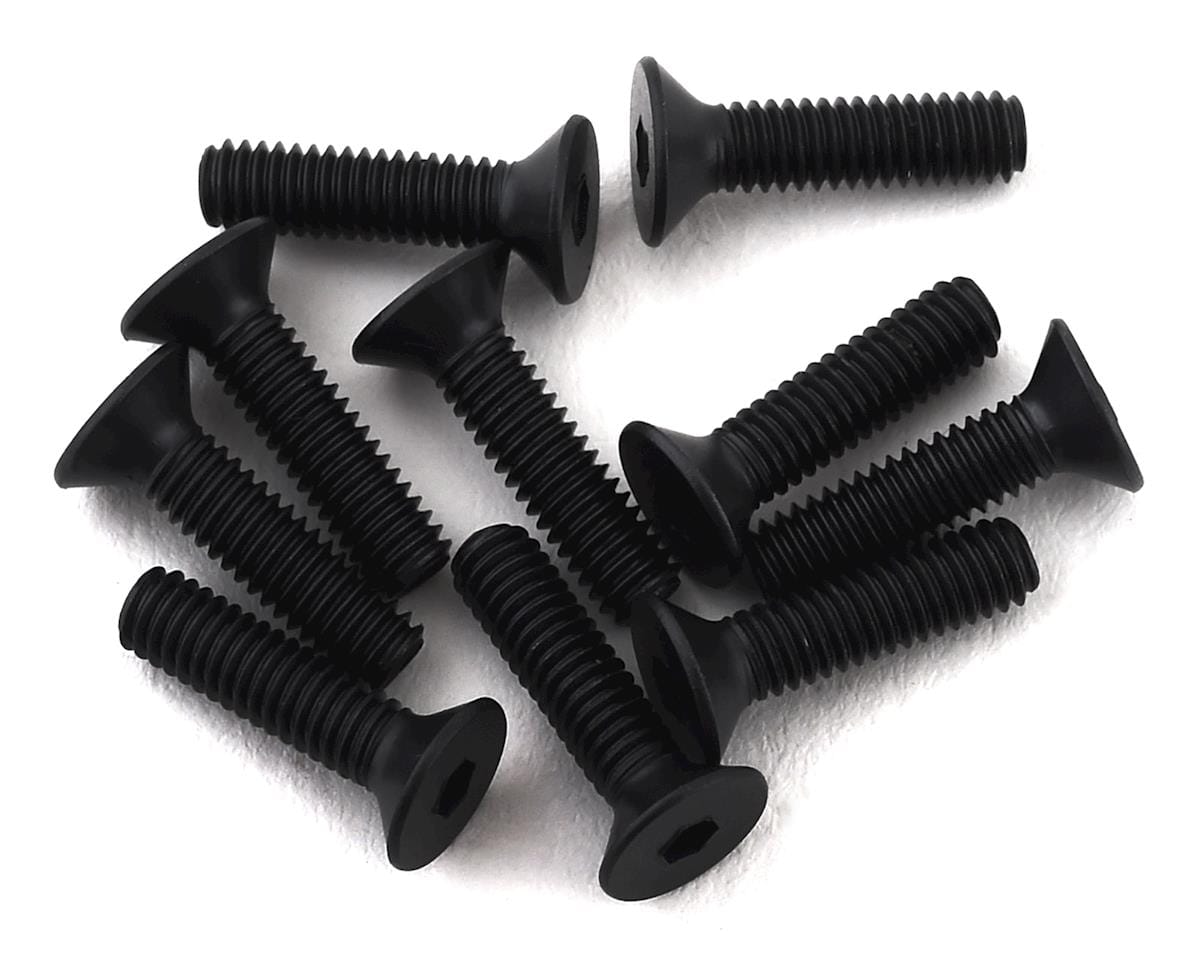 Axial M2.5 x 10mm Flat Head Screws (10) AXI235168