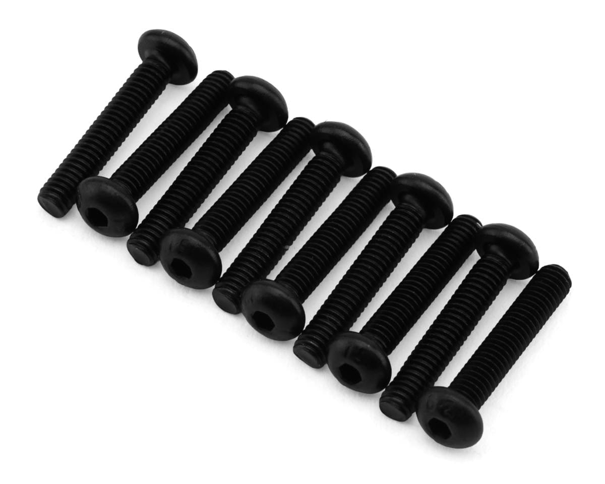 Axial M2.5x14mm Button Head Screws (10), SCX10 III - AXI-3884