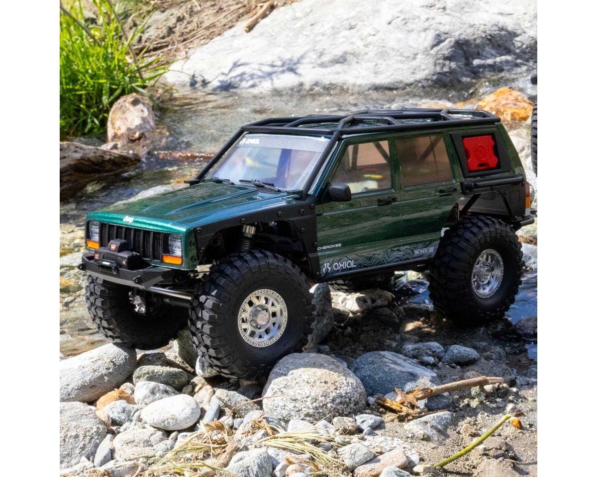 Axial SCX10 III Jeep Cherokee XJ 1/10 4X4 Rock Crawler, RTR, Green