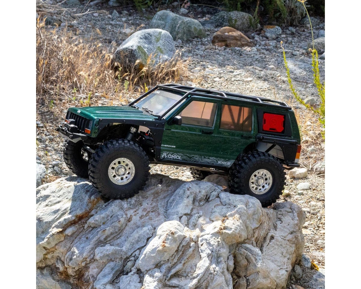 Axial SCX10 III Jeep Cherokee XJ 1/10 4X4 Rock Crawler, RTR, Green