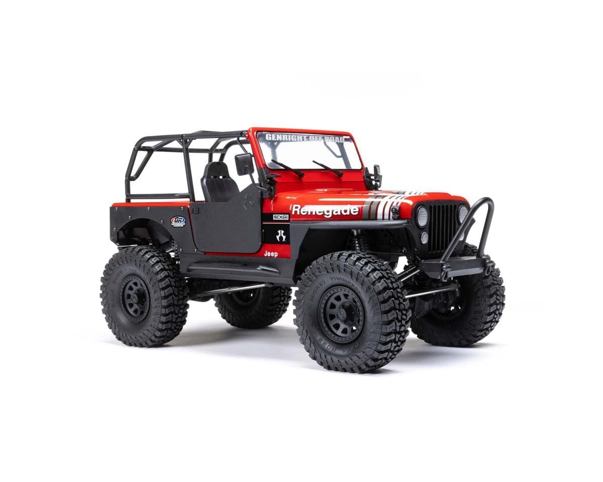 Axial SCX10 III Jeep CJ - 7 4WD Rock Crawler RTR, Red - Hobbytech Toys