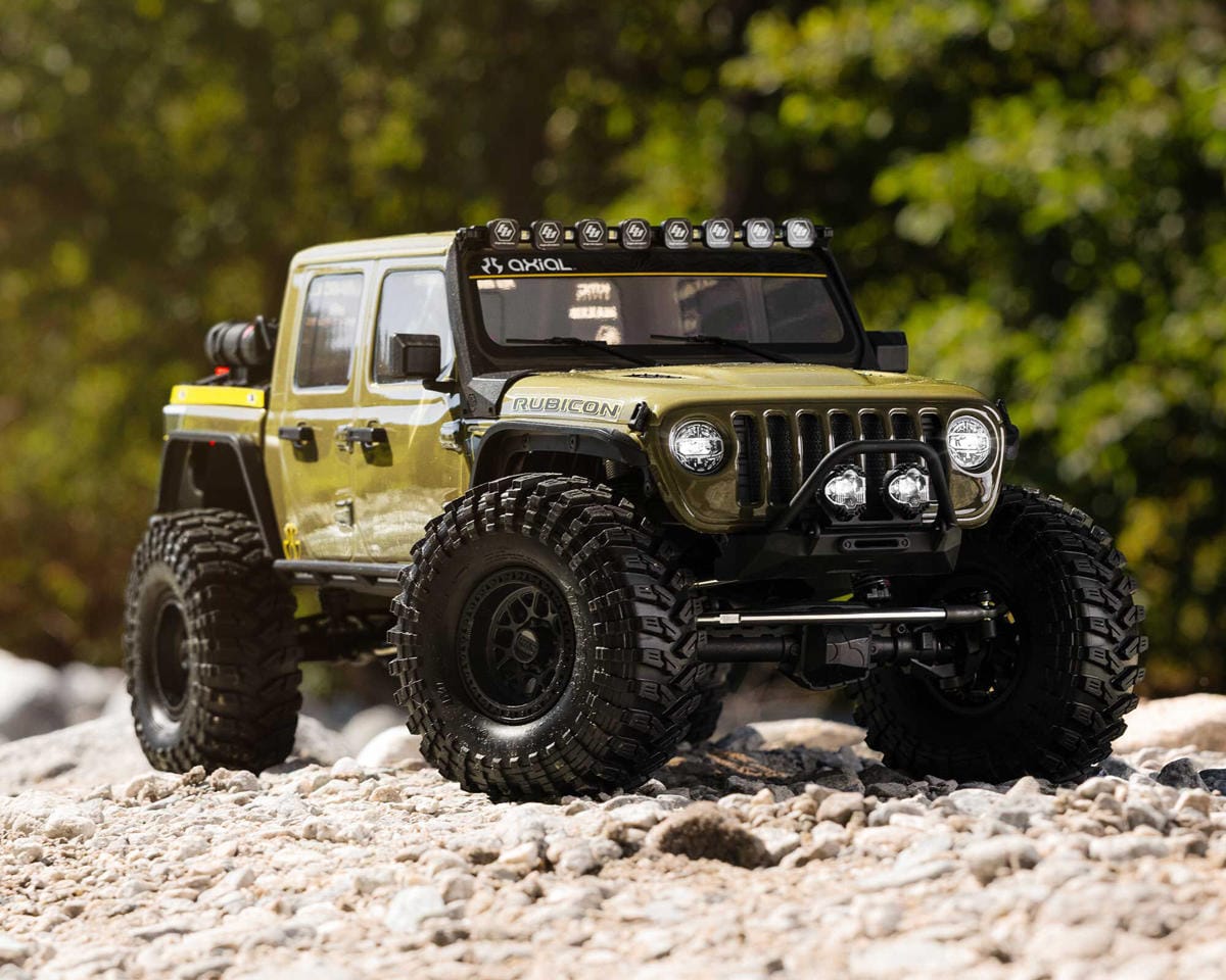 Axial SCX10 III Motobilt Waypoint Jeep JT Gladiator 1/10 4X4 Rock Crawler RTR, Green
