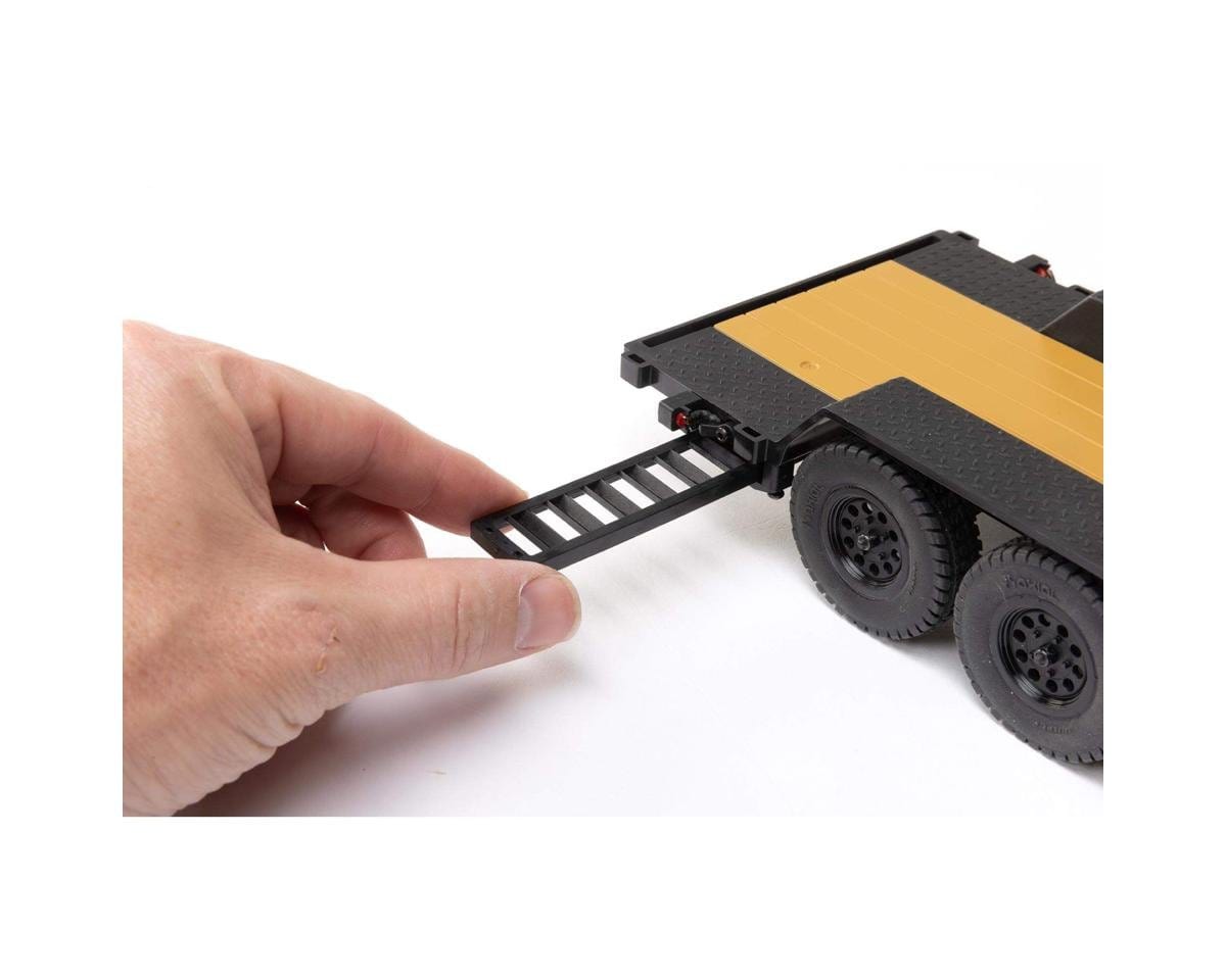 Axial SCX24 Flat Bed Vehicle Trailer with LED Tail Lights - Hobbytech Toys