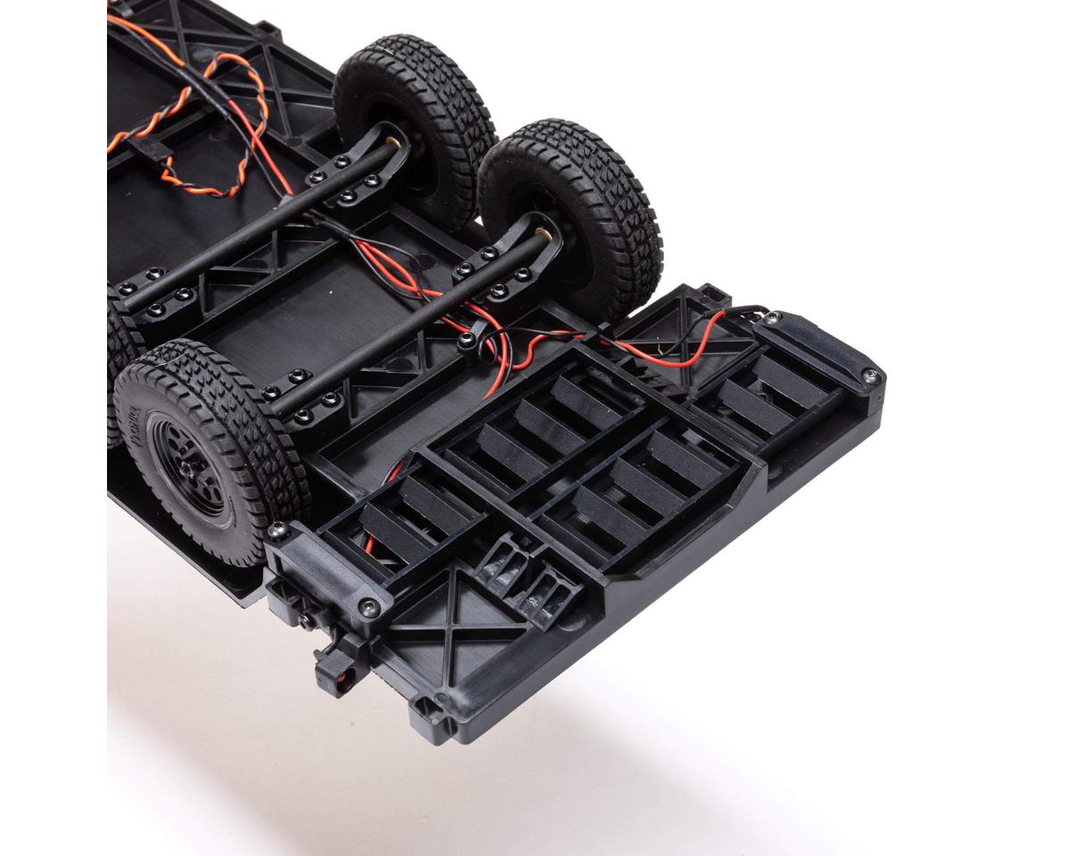 Axial SCX24 Flat Bed Vehicle Trailer with LED Tail Lights - Hobbytech Toys