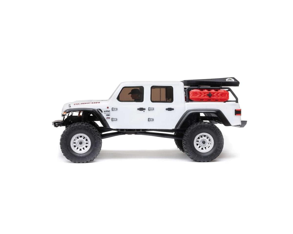 Axial SCX24 Jeep Gladiator 1/24 RC Crawler RTR, White, AXI00005V2T4 - Hobbytech Toys