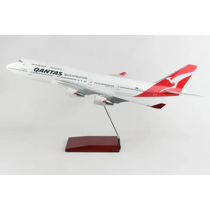 B747 Resin Model Plane - Qantas (46cm)