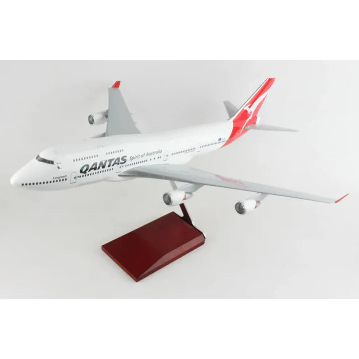 B747 Resin Model Plane - Qantas (46cm)