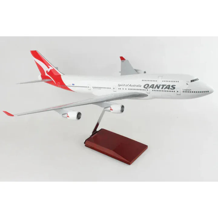 B747 Resin Model Plane - Qantas (46cm)