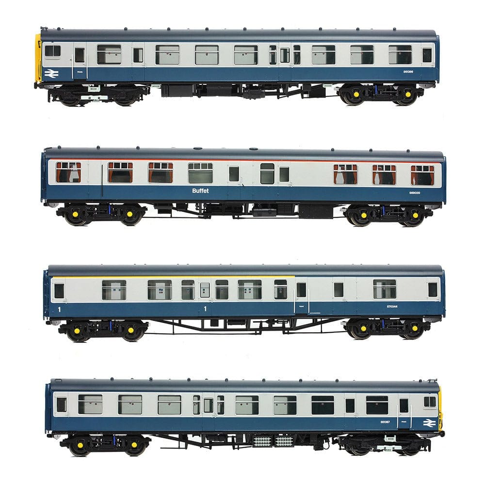 Bachmann Branchline 31 - 424 OO Scale Class 422/7 4TEP 4 Car EMU 2703 BR Blue & Grey**** - Hobbytech Toys