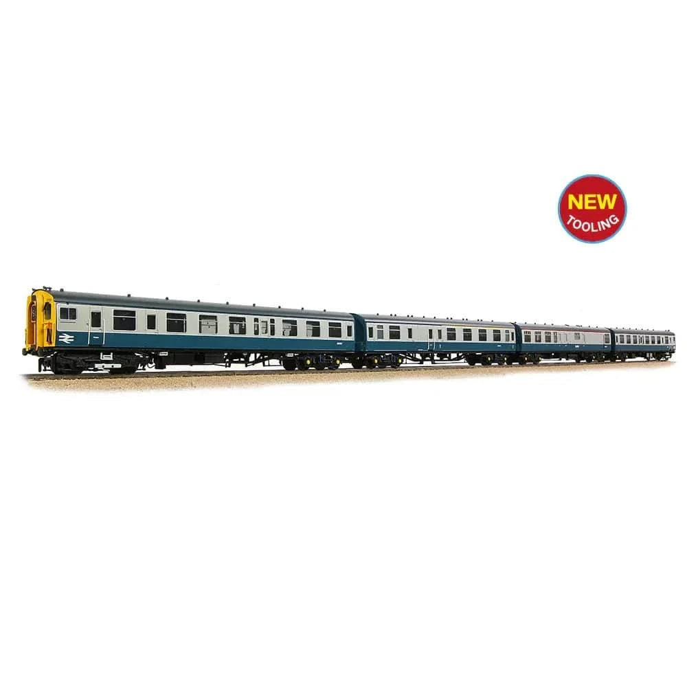 Bachmann Branchline 31 - 424 OO Scale Class 422/7 4TEP 4 Car EMU 2703 BR Blue & Grey**** - Hobbytech Toys
