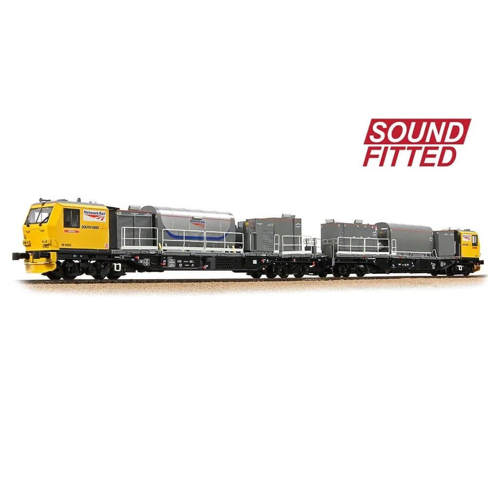 Bachmann Branchline 31 - 578SF OO Windhoff MPV 2 - Car Set Network Rail Yellow - DCC/Sound - Hobbytech Toys