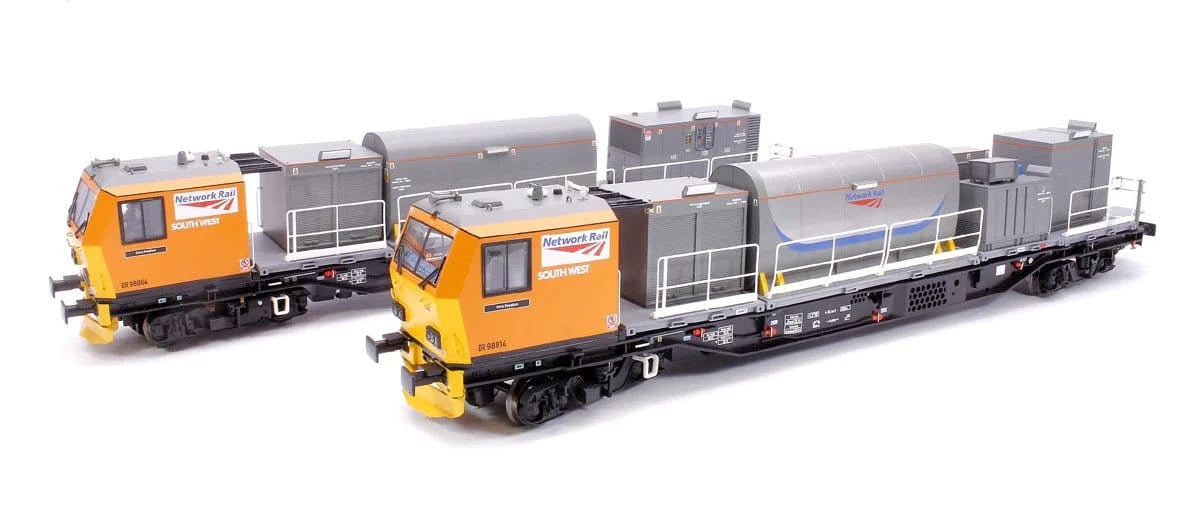 Bachmann Branchline 31 - 579 OO Windhoff MPV 2 - Car Set Network Rail Orange - Hobbytech Toys
