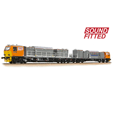 Bachmann Branchline 31 - 579SF OO Windhoff MPV 2 - Car Set Network Rail Orange - DCC/Sound - Hobbytech Toys