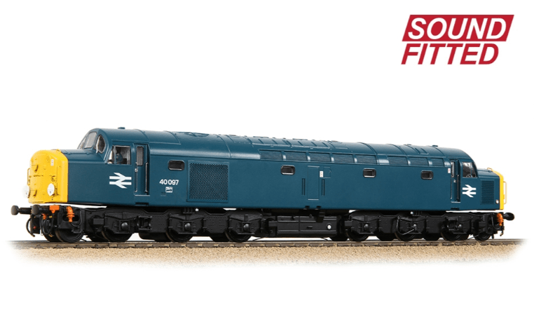 Bachmann Branchline 32 - 489SF OO Scale Class 40 Disc Headcode 40097 BR Blue - DCC/Sound - Hobbytech Toys