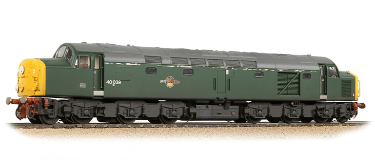 Bachmann Branchline 32 - 492 OO Scale Class 40 Disc Headcode 40039 BR Green - Weathered - DC - Hobbytech Toys