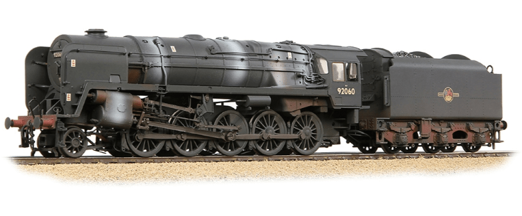 Bachmann Branchline 32 - 862SF OO Scale BR Std 9F (Tyne Dock) with BR1B Tender 92060 BR Black (Late Crest) Weathered - DCC/Sound - Hobbytech Toys