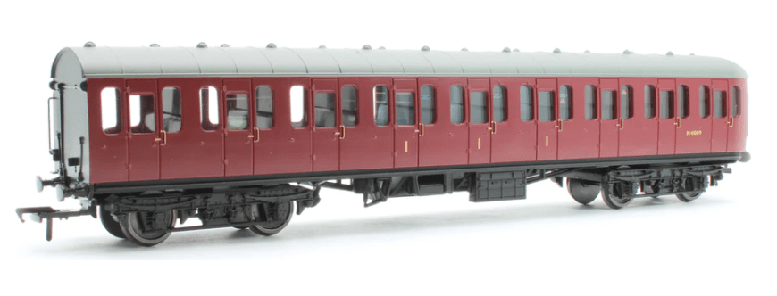 Bachmann Branchline 34 - 703A OO Scale BR Mk1 57ft Suburban C Composite BR Crimson - Hobbytech Toys
