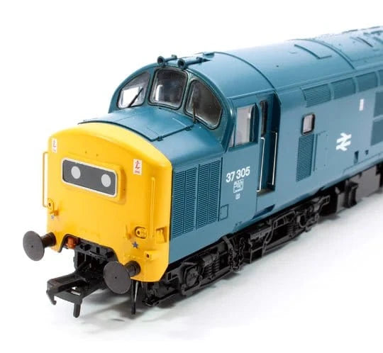 Bachmann Branchline 35 - 303SF OO Class 37/0 Centre Headcode 37305 BR Blue - DCC/Sound - Hobbytech Toys