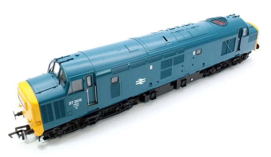 Bachmann Branchline 35 - 303SF OO Class 37/0 Centre Headcode 37305 BR Blue - DCC/Sound - Hobbytech Toys