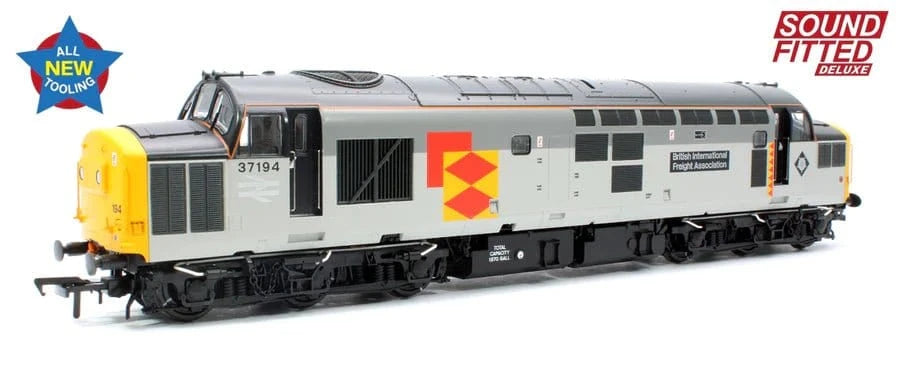 Bachmann Branchline 35 - 305SFX OO Class 37/0 Centre Headcode 37194 BR RF Diesel - Deluxe DCC/Sound - Hobbytech Toys