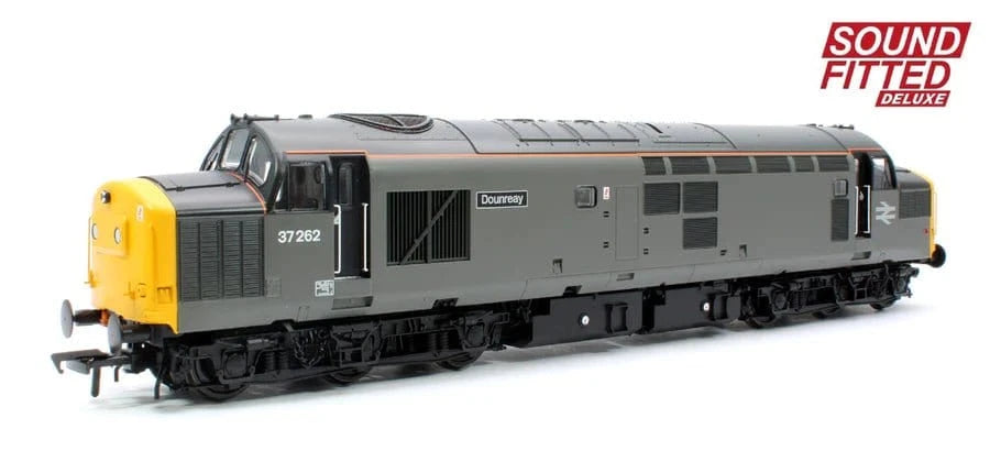 Bachmann Branchline 35 - 311SFX OO Class 37/0 Centre Headcode 37262 BR Enigneers Grey - Deluxe DCC/Sound - Hobbytech Toys