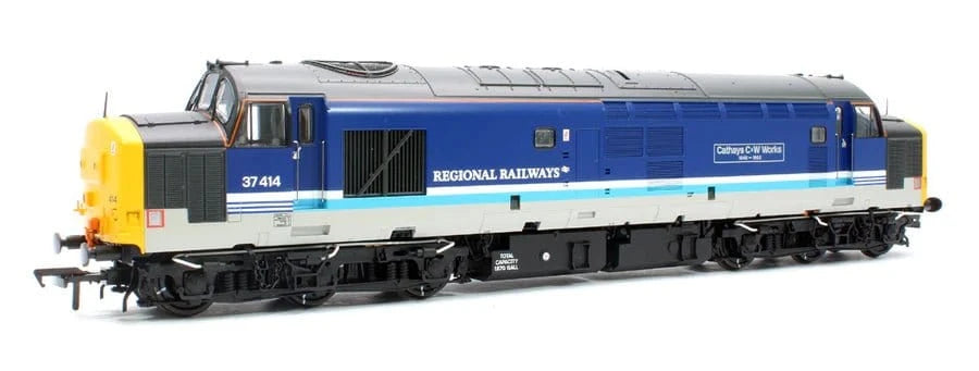 Bachmann Branchline 35 - 338SF OO Class 37/4 37414 Cathays C&W Works BR Regional Diesel - DCC/Sound - Hobbytech Toys
