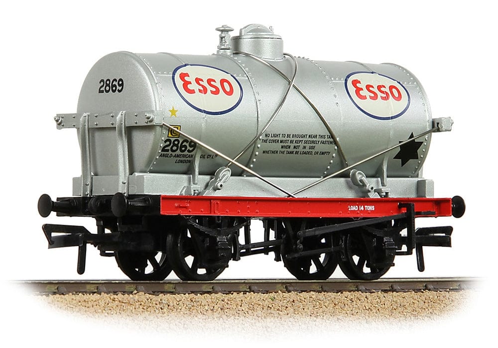 Bachmann Branchline 37-684B OO 14T Tank Wagon Esso Silver